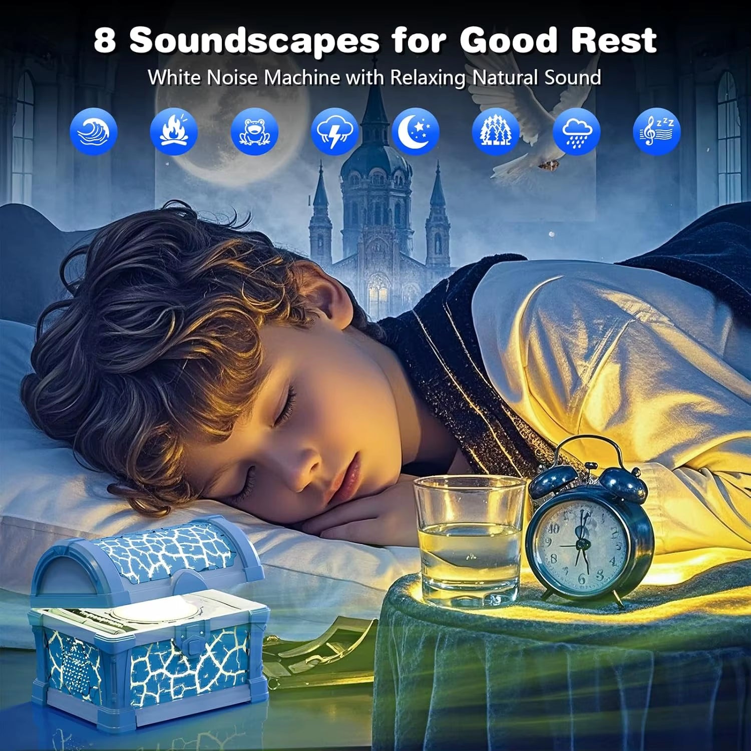 Auroraty™ Treasure Chest Galaxy Aurora Projector 