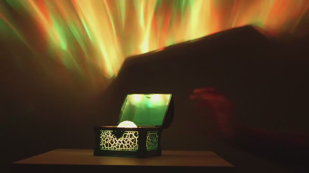 Auroraty™ Treasure Chest Galaxy Aurora Projector